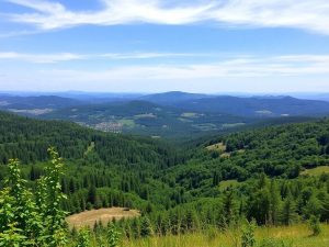 Peisaj divers din România afectat de schimbările climatice.