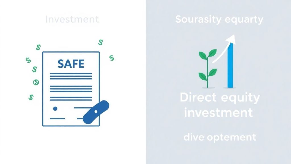 SAFE vs equity direct: alegerea investiției potrivite